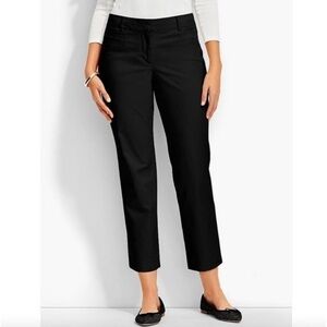 Talbots Black Stretch Crop Ankle Pant Dress Pants 16 Casual Office Career Work